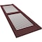 Ekena Millwork Lifetime Vinyl, TailorMade Cathedral Top Center Mullion, Open Louver, Shutter Loks, LL1C12X02400BD, PR LL1C12X02400BD - alternate 6